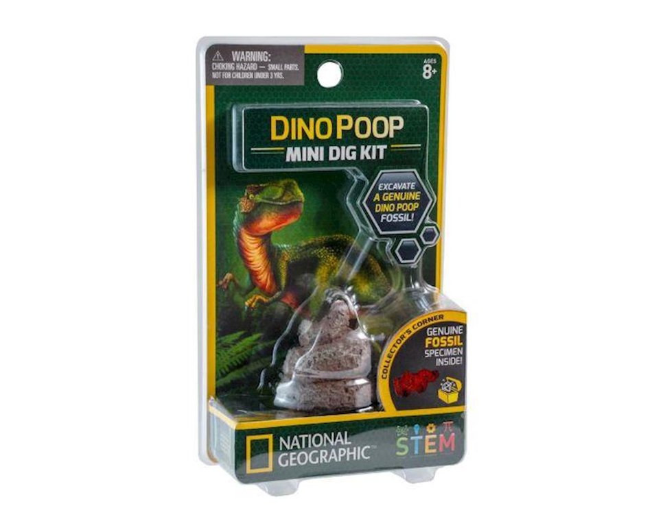 80472 National Geographic Dino Poop cardées Mini Dig Kit-Entièrement NEUF dans sa boîte 